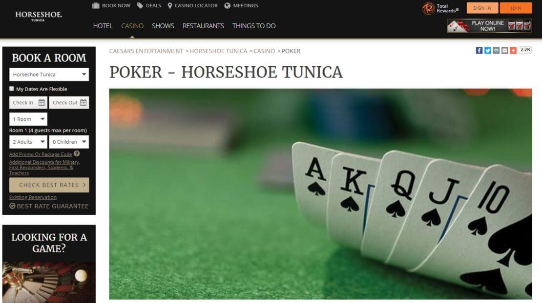 Sportsbook horseshoe casino tunica casino